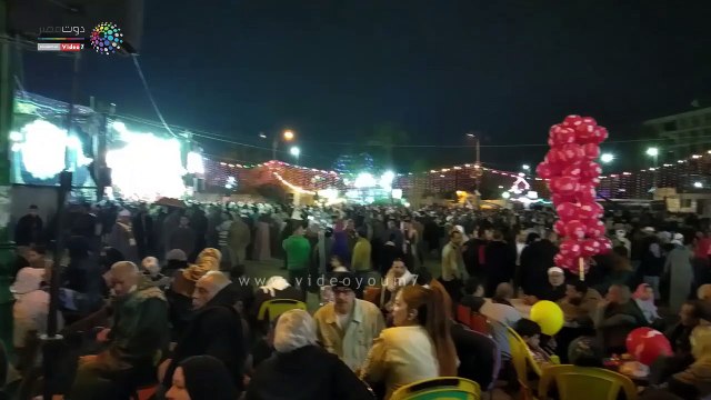 الآلاف يحتفلون بمولد السيدة نفيسة والتهامى يُحيى الليلة الختامية