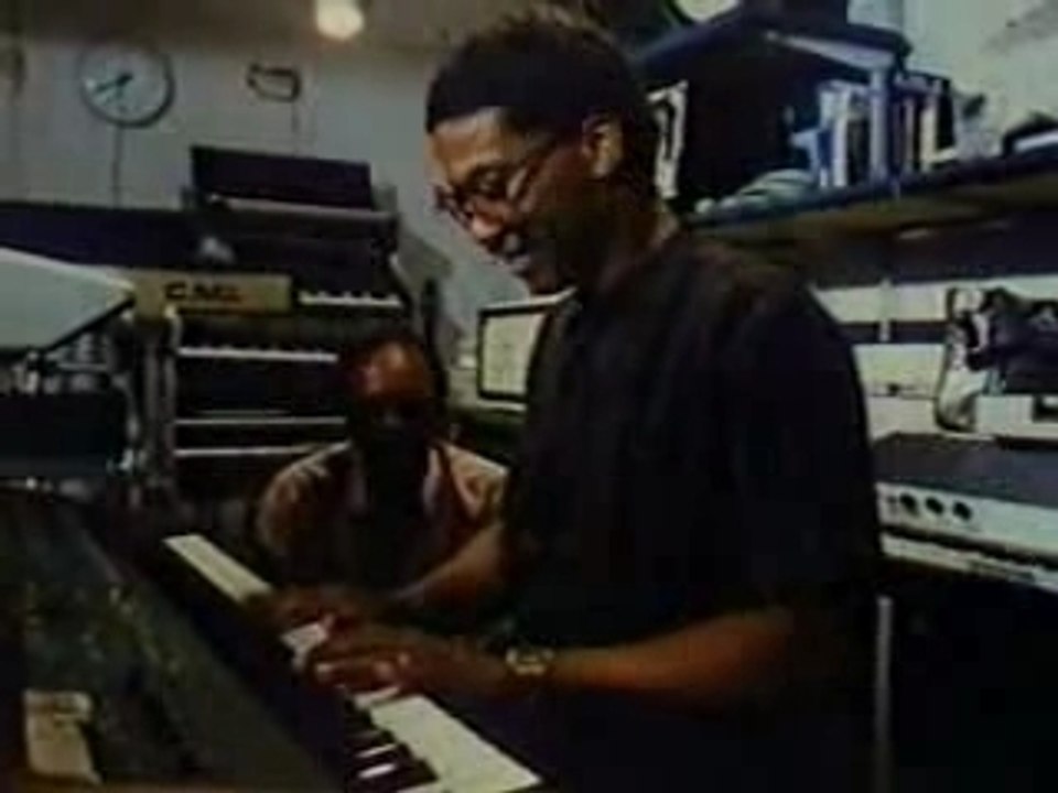 Herbie Hancock jams with his Fairlight CMI