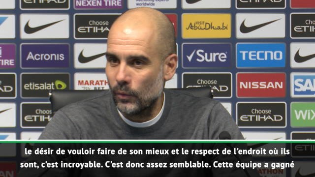 Man City - Guardiola : Pas encore la même faim de titres que Barcelone