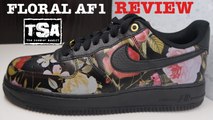 Nike Air Force 1 Floral Low AF1 Sneaker Detailed Look Review