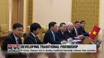 Vietnam's FM meets his N. Korean counterpart to discuss Kim Jong-un's visit to Hanoi