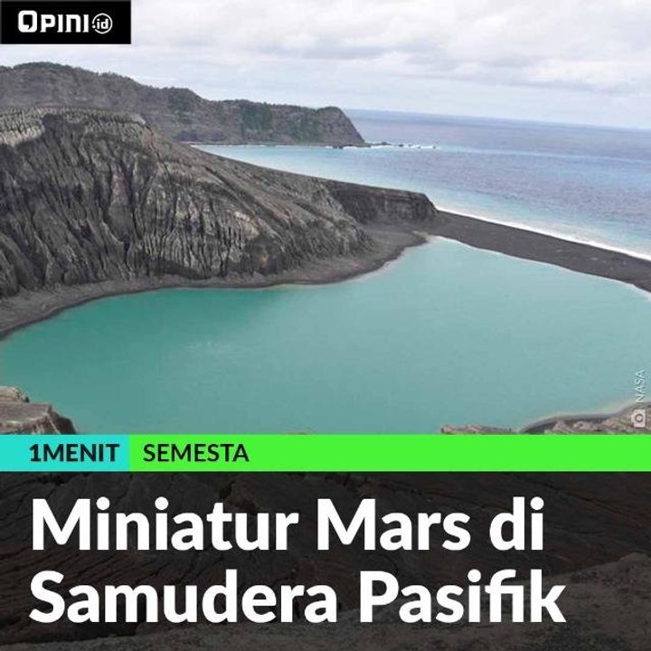 Miniatur Mars di Samudera Pasifik