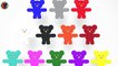 Learn Colors With Teddy Bear For Childrens ## || blue orange skyblue pink green purple yellow