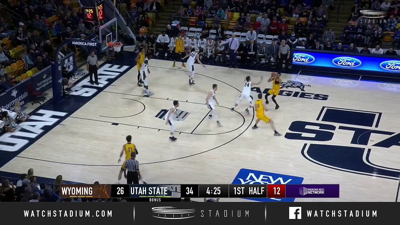 Wyoming vs. Utah State Basketball Highlights (2018-19)