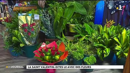 Les fleurs à la fête pour la St Valentin