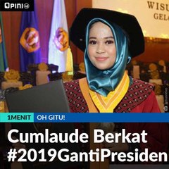 Cumlaude Berkat #2019GantiPresiden