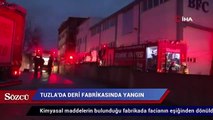 Tuzla'da korkutan yangın