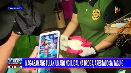 Mag-asawang tulak umano ng iligal na droga, arestado sa Taguig