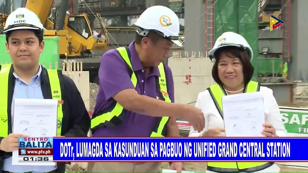 DOTr, lumagda sa kasunduan sa pagbuo ng unified grand central station