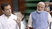 PM Modi tonts Rahul Gandhi over earthquake remark in Lok Sabha | Oneindia News