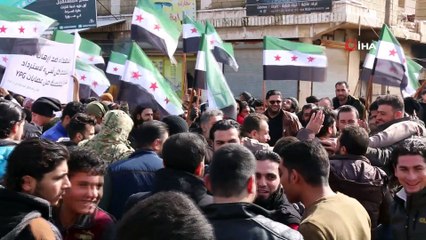 -Azez’de Ypg Karşıtı Protesto