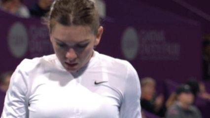 Doha - Halep sans forcer