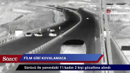 Osmangazi Köprüsü´nde uyuşturucu şüphelileri ile film gibi kovalamaca