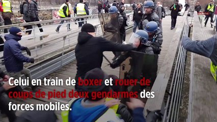 Gilets jaunes : Christophe Dettinger condamné à un an ferme