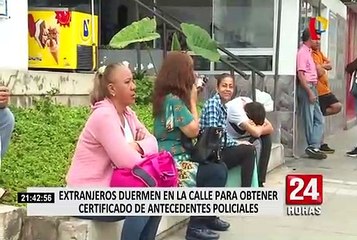 Download Video: Abren segundo local para que extranjeros saquen certificado de antecedentes policiales