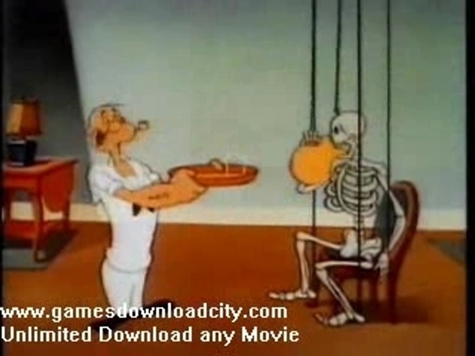 Popeye-fright and finish