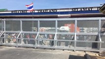 Motorcycle taxi riders temporarily shut Malaysia-Thai border checkpoint