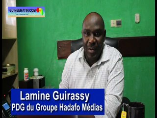 Lamine Guirassy, PDG du groupe Hadafo Médias à Guineematin