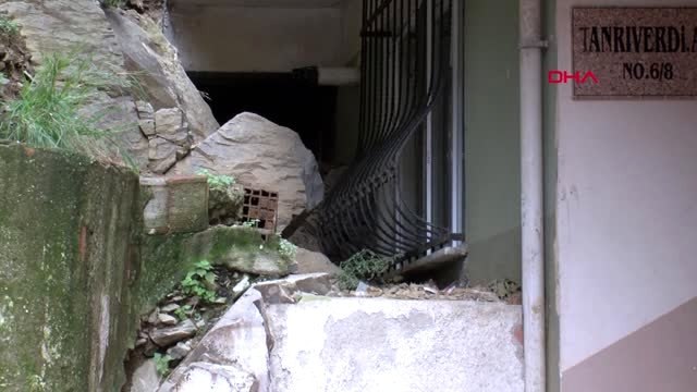 İstanbul- Eyüpsultan'da Toprak Kayması