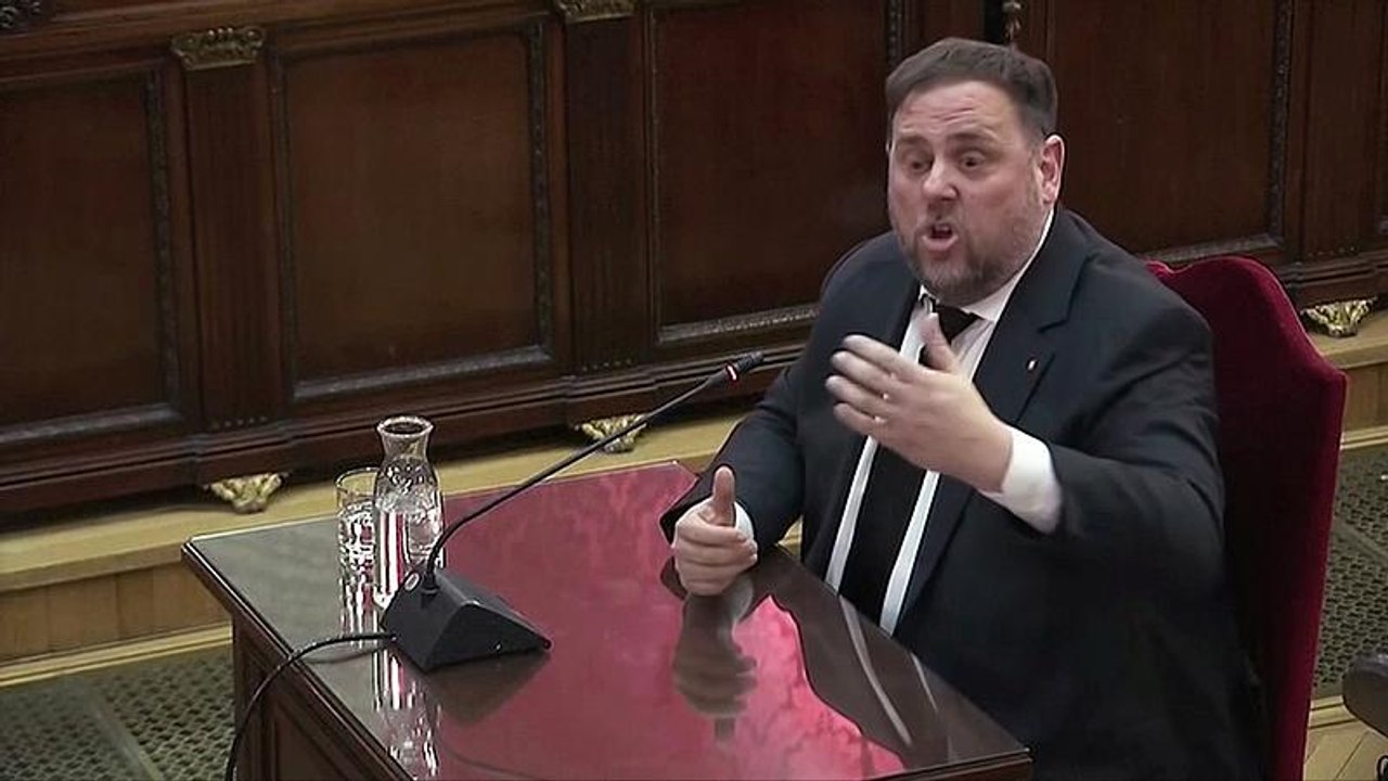 Junqueras: 'Ich bin ein politischer Gefangener'