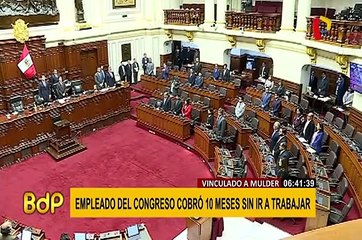 Trabajador del Congreso que habría sido recomendado por Mulder cobró sueldo sin ir a trabajar