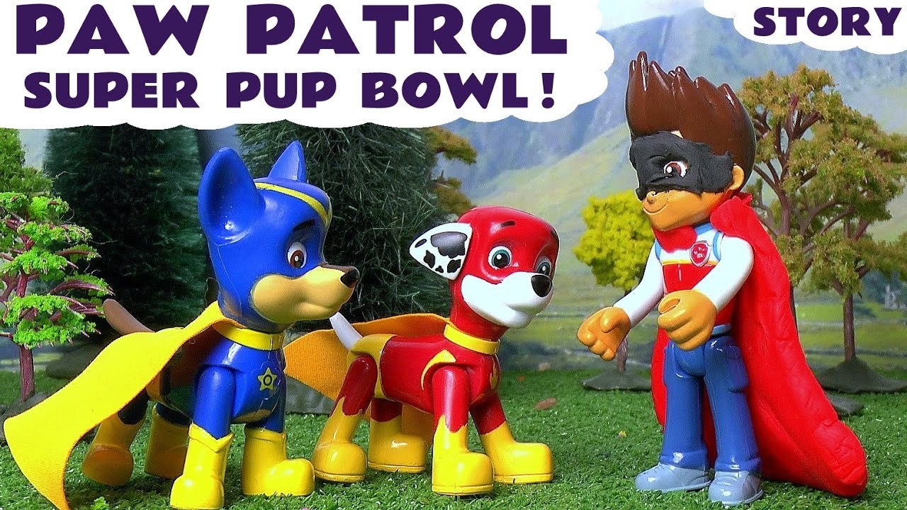Paw Patrol Super Pups Bowling Challenge Game with a Marvel Kinder Chocolate Surprise Egg Opening! This is a Family Friendly Full Episode English Story for Kids