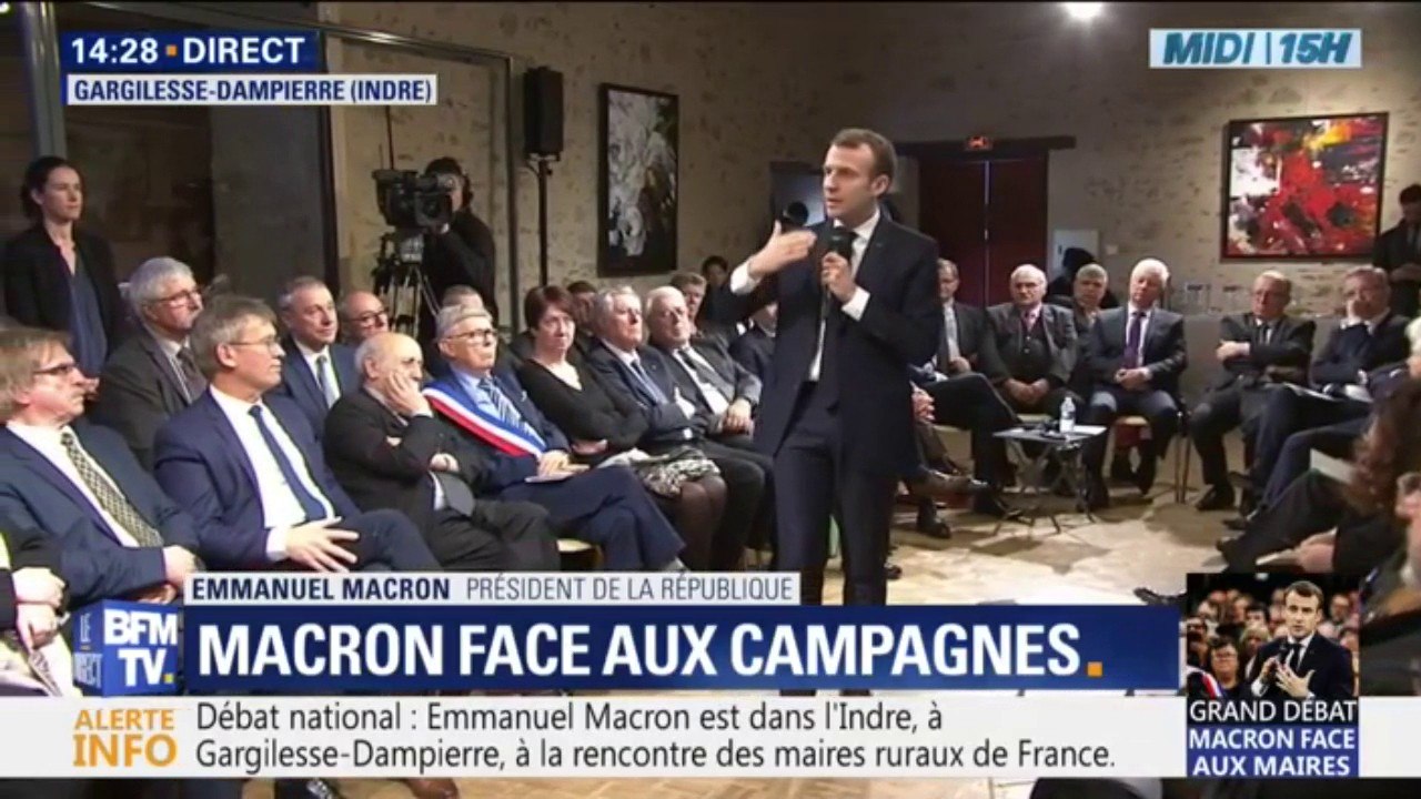 Emmanuel Macron: "Je n'aime pas le clivage métropoles/territoires"