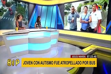 Piden ayuda para joven autista atropellado en Jesús María