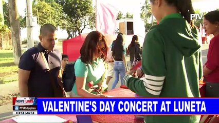 Valentine's Day concert at Luneta