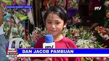 Dangwa Flower Market crowded with Valentine's Day shoppers