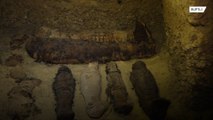 Descubren decenas de momias de hombres, mujeres y niños
