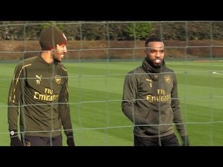Arsenal Players Train Ahead Of BATE Borisov Europa League Tie
