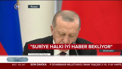 "Suriye halkı iyi haberler bekliyor"
