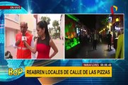 Miraflores: reabren locales de la calle de Las Pizzas por San Valentín