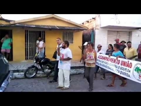 Acampamento União Faz protesto Pró-Dilma em Pedras de Fogo-PB (Parte Final)