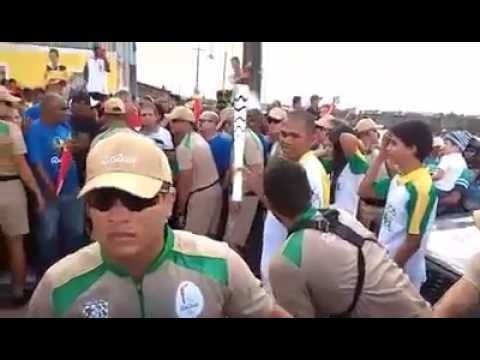Olimpíadas Rio 2016 - Passagem da Tocha Olímpica em Pedras de Fogo-PB