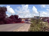 Protesto na PE-75 reivindicando mais Segurança em Itambé-PE (Parte 02)