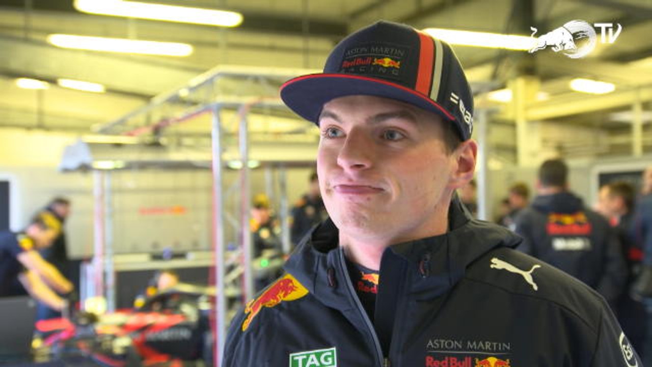 F1 - Verstappen en piste à Silverstone
