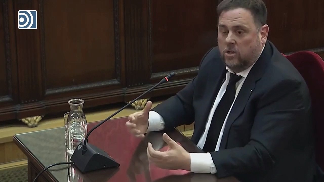Junqueras en el juicio: "Amo a España y a las g...