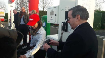 Soignies: Une nouvelle station CNG inaugurée