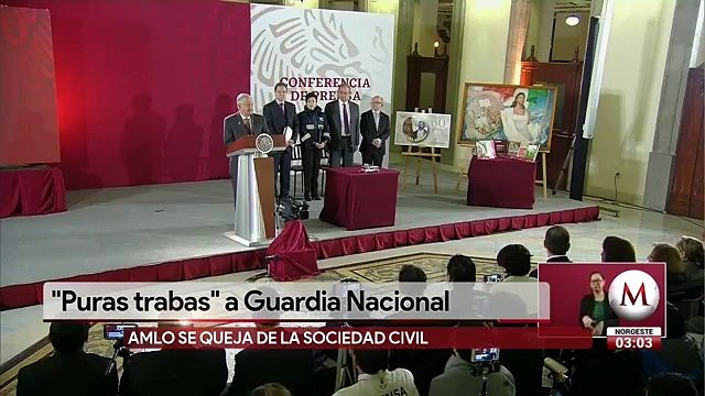“Puras trabas” de las ONG a la Guardia Nacional: AMLO