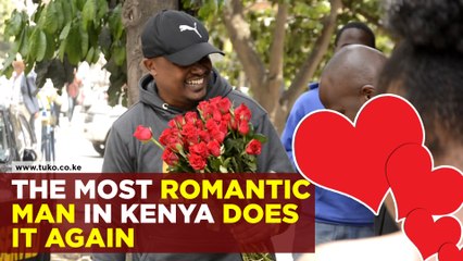The most romantic man in Kenya does it again
