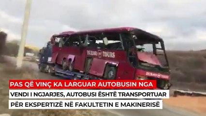 Largimi i autobusit nga vendi i ngjarjes