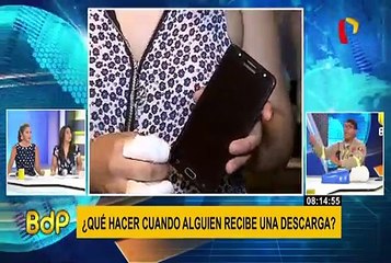 Especialista brinda recomendaciones para evitar descargas eléctricas de celulares