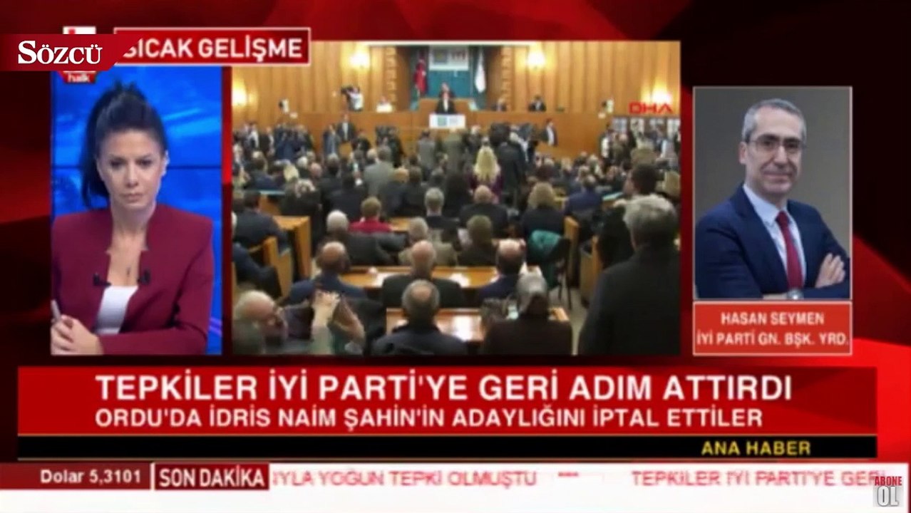 İYİ Parti’den ‘İdris Naim Şahin’ açıklaması