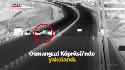Gitar kılıfı içindeki uyuşturucuyla kaçış köprüde son buldu