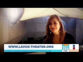 Esta actriz mexicana pone en alto el nombre de nuestro país en Suiza haciendo teatro en Español