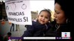 Educadoras de estancias infantiles protestan frente a Palacio Nacional | Noticias con Yuriria Sierra