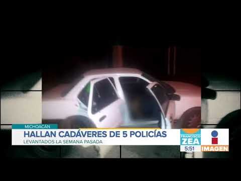 Encuentran muertos a 5 policías municipales en Michoacán | Noticias con Francisco Zea