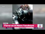 Terror en el Metro Tacubaya: Accidente en escaleras eléctricas | Noticias con Yuriria
